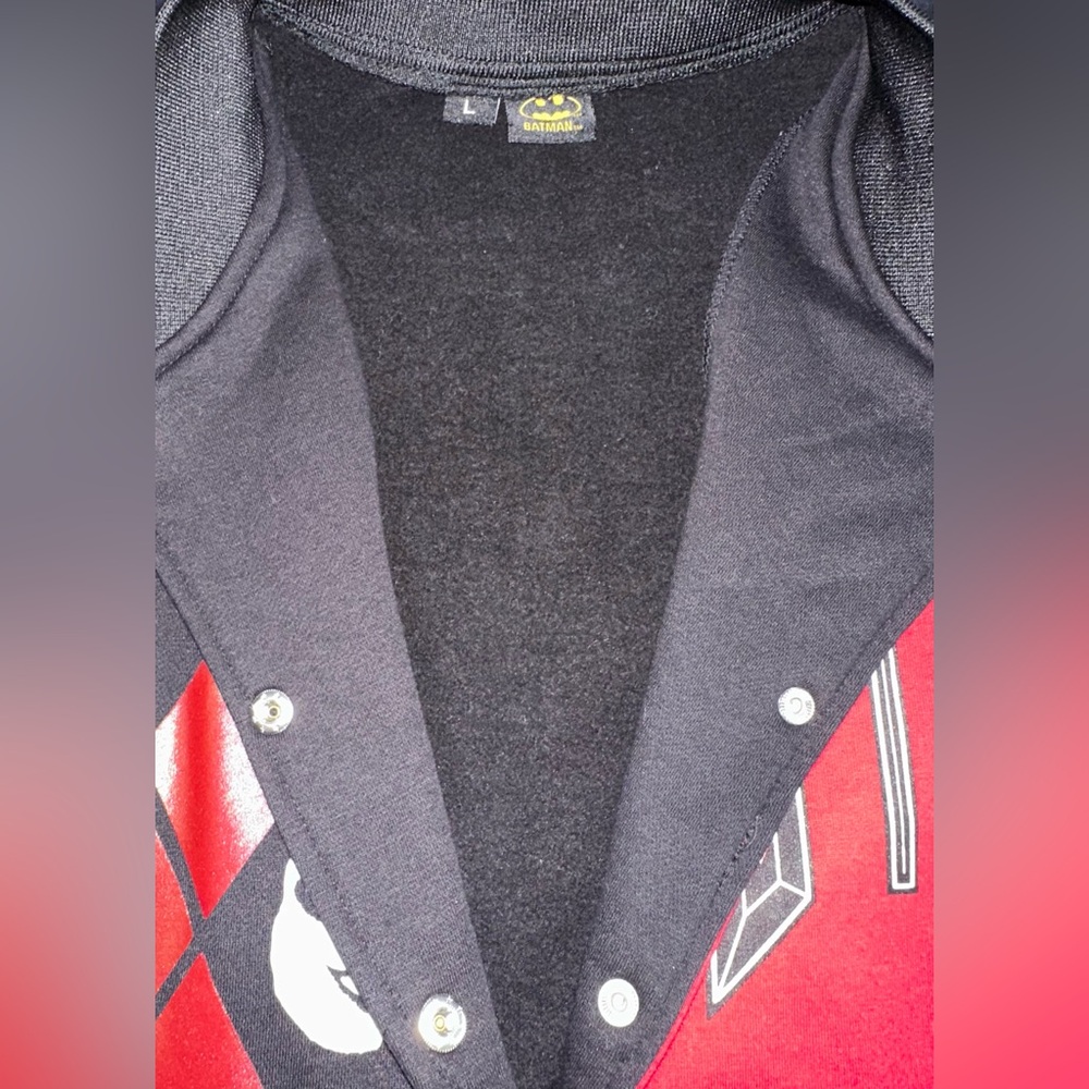Harley Quinn Varsity Jacket NWOT Large - Picture 10 of 13
